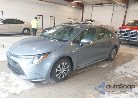 2020 Toyota Corolla Hybrid Le from USA, damaged, VIN JTDEBRBE2LJ015742